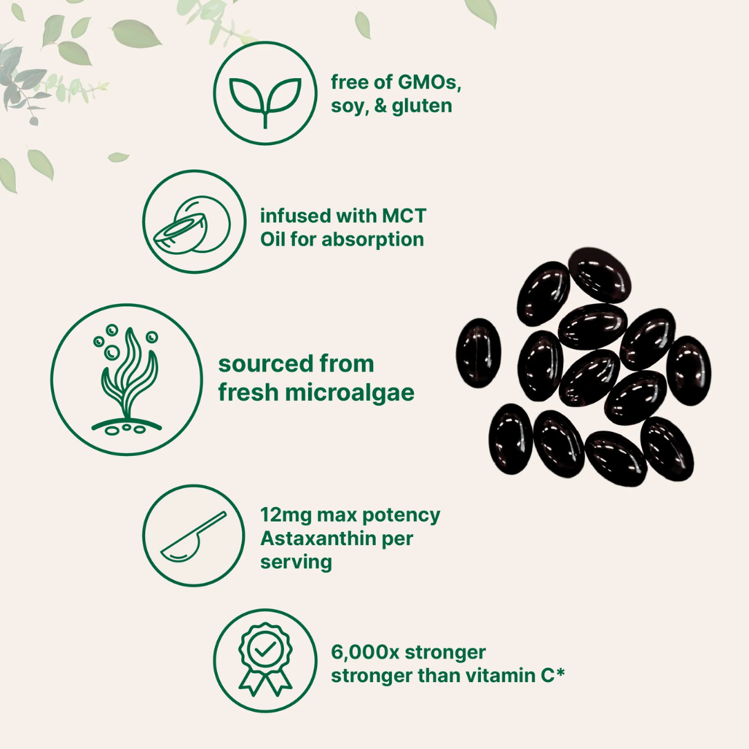 Astaxanthin Softgels 12mg